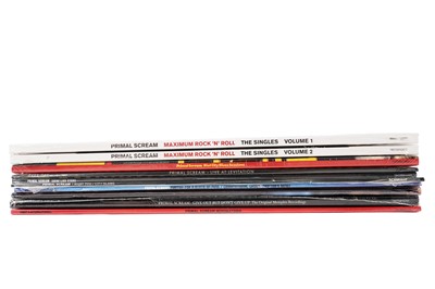 Lot 79 - Ten records by Scottish Rock band 'Primal Scream', all sealed copies