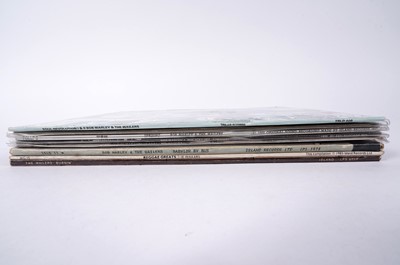 Lot 136 - Eight 70's and 80's pressings of records by Reggae superstar Bob Marley