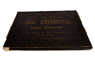 Lot 287 - Local Celebrities, being a series of litho cartoons