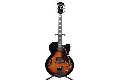 Lot 91 - An Ibanez Artcore AF95-BS jazz guitar