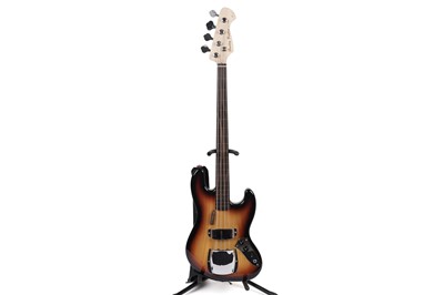 Lot 240 - A Harley Benton fretless jazz bass