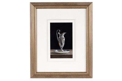 Lot 971 - Timothy Gustard - Self Portrait in a Silver Jug | acrylic