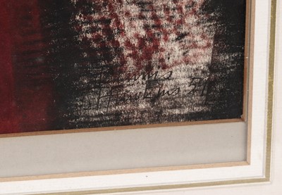 Lot 370 - Dennis Hawkins - Abstract in Red | oil