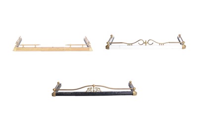 Lot 393 - Three Victorian style fenders