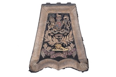 Lot 244 - A Victorian Sabretache to the Royal Artillery