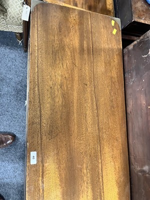 Lot 40 - N. H. Chapman & Co. Ltd: a mahogany campaign style ‘Siesta’ range chest of drawers