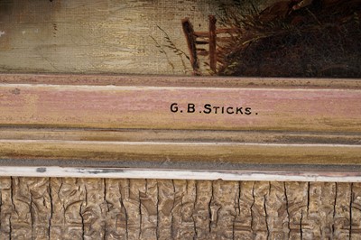 Lot 1028 - George Blackie Sticks - Bothwell Castle | oil