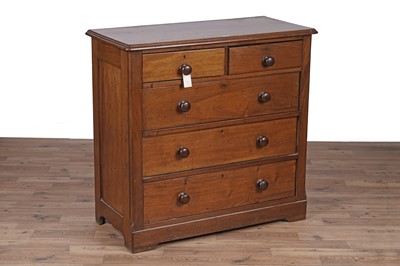 Lot 109 - A Victorian mahogany chest of drawers