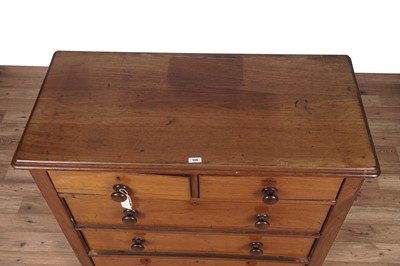 Lot 109 - A Victorian mahogany chest of drawers