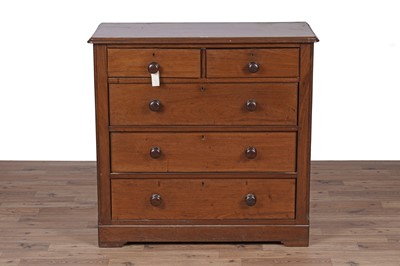 Lot 109 - A Victorian mahogany chest of drawers