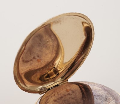 Lot 6 - A 19th Century Swiss yellow gold fob watch