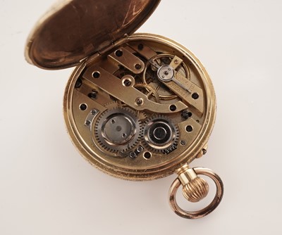 Lot 6 - A 19th Century Swiss yellow gold fob watch