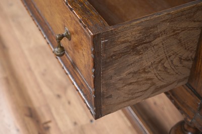 Lot 107 - An early 20th Century Lees style carved oak sideboard