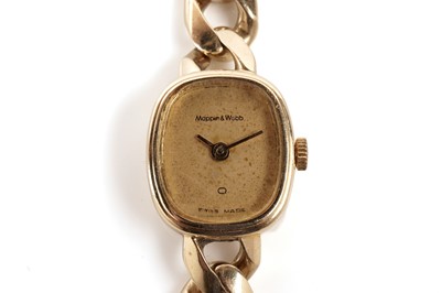 Lot 176 - A Mappin & Webb 9ct gold wristwatch