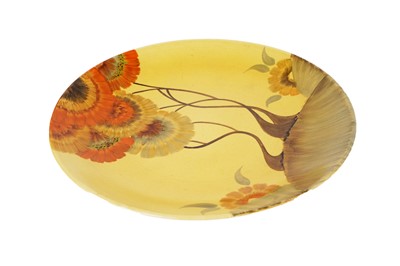 Lot 389 - A Clarice Cliff ‘Rhodanthe’ pattern plate