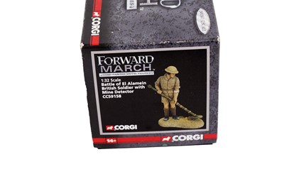 Lot 103 - A collection of Corgi Forward March hand-painted metal 'Battle of Alamein' figures