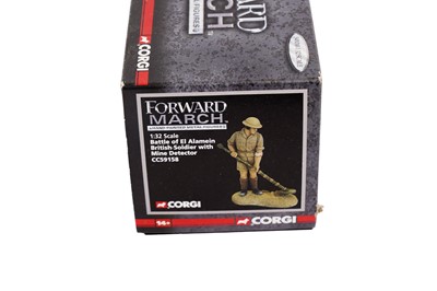 Lot 103 - A collection of Corgi Forward March hand-painted metal 'Battle of Alamein' figures