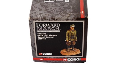Lot 103 - A collection of Corgi Forward March hand-painted metal 'Battle of Alamein' figures