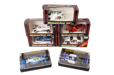 Lot 195 - ﻿A selection of Scalextric models and accessories