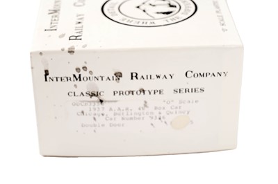 Lot 81 - A collection of InterMountain Railway Company 0 scale model kits