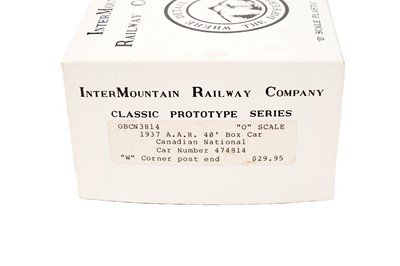 Lot 81 - A collection of InterMountain Railway Company 0 scale model kits