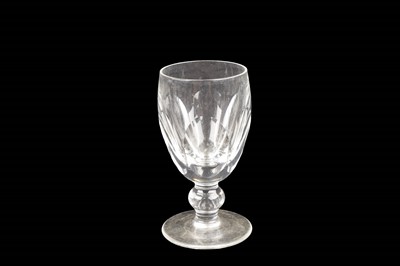 Lot 102 - An assortment of glassware including: a number of cut-glass tumblers