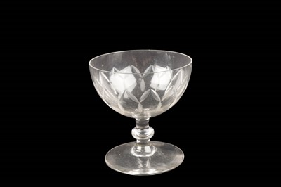 Lot 102 - An assortment of glassware including: a number of cut-glass tumblers