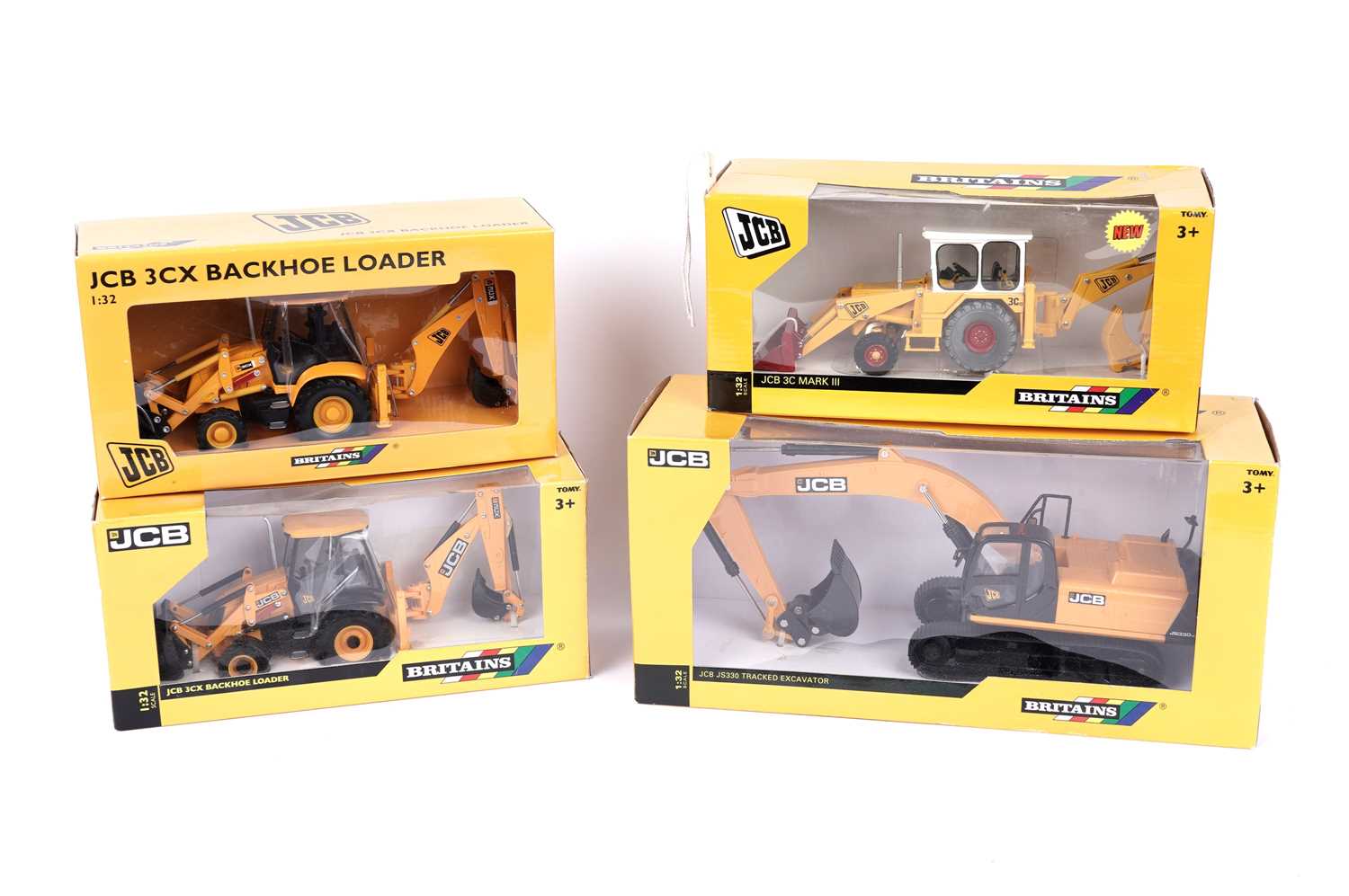 Lot 178 - ﻿A collection of Britains scale 1:32 diecast model JCBs
