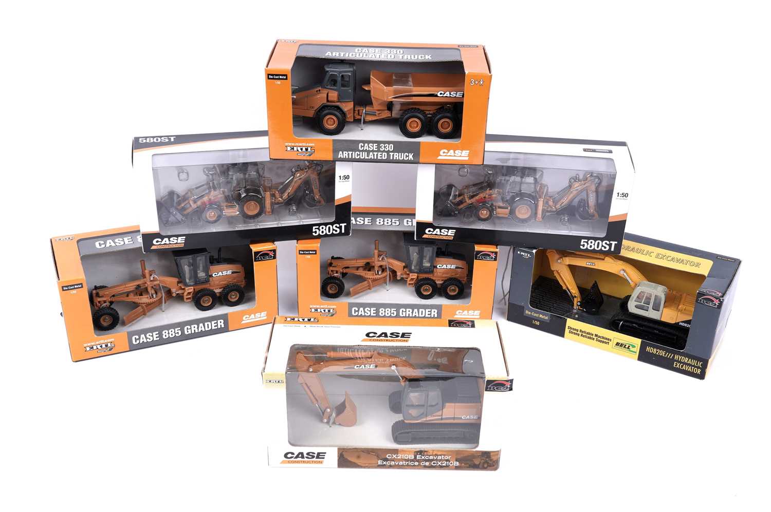 Lot 179 - ﻿A collection of 'Case Construction' diecast model vehicles