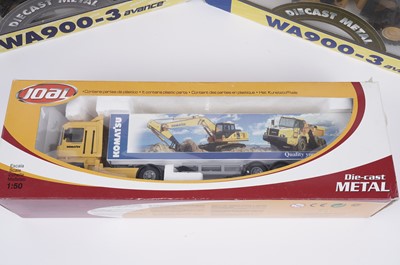 Lot 180 - ﻿A collection of Joal 'Komatsu' 1:50 scale diecast model vehicles