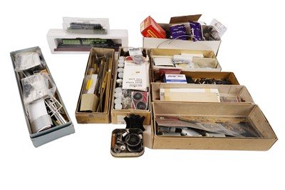 Lot 77 - A selection of model train and railway accessories; and other items