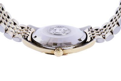 Lot 502 - Omega Seamaster: the silvered baton dial with date aperture