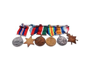 Lot 158 - A group of First and Second World War medals, awarded to George Henry Addison