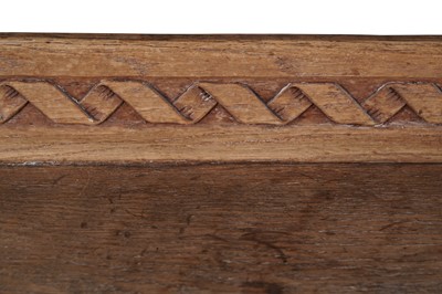 Lot 1426 - Robert ‘Mouseman’ Thompson of Kilburn: a rare oak and burr oak sideboard
