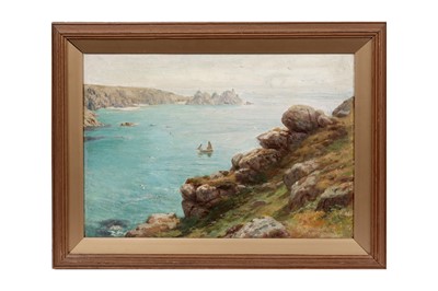 Lot 118 - Albert Starling - Porthcurno Bay, Cornwall | oil