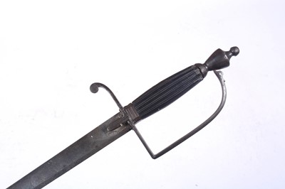 Lot 130 - A George III spadroon sword