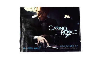 Lot 300 - James Bond 007 - Casino Royale: vinyl one sheet banner poster