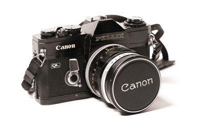 Lot 255 - A Canon Pellix camera and lens