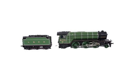 Lot 14 - Four EM gauge scratch-built metal locomotives with tenders