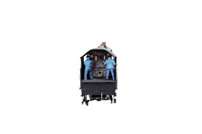Lot 14 - Four EM gauge scratch-built metal locomotives with tenders