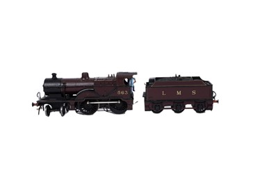 Lot 16 - Four EM gauge scratch-built metal locomotives with tenders