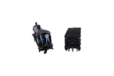 Lot 16 - Four EM gauge scratch-built metal locomotives with tenders