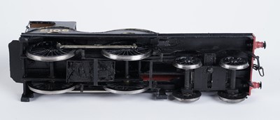 Lot 39 - A plastic kit-built 0-gauge 4-4-0 locomotive and six-wheel tender