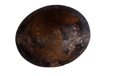 Lot 196 - A Second World War Japanese type 90 steel combat helmet