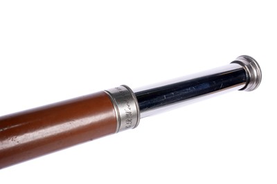 Lot 139 - A George V 1827 pattern Royal Navy Officer's sword; and a telescope