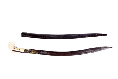 Lot 142 - A 19th Century Ottoman yatagan sword