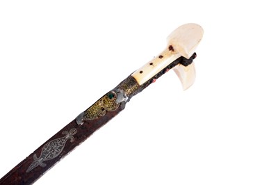 Lot 142 - A 19th Century Ottoman yatagan sword