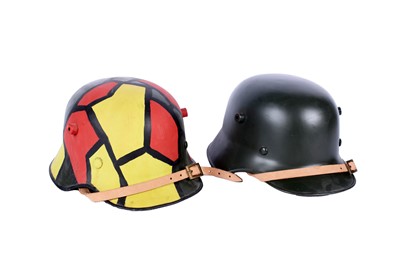 Lot 200 - Two M16 style helmets