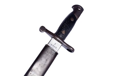 Lot 116 - Two Second World War Spanish M1941 pattern bayonets