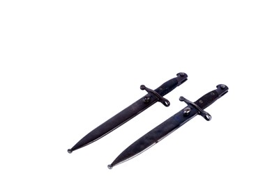 Lot 116 - Two Second World War Spanish M1941 pattern bayonets
